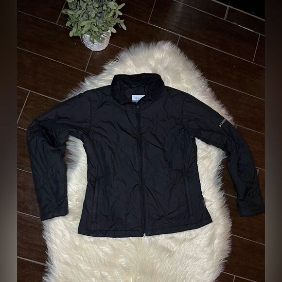 Columbia black full zip jacket sz medium - Picture 1 of 7